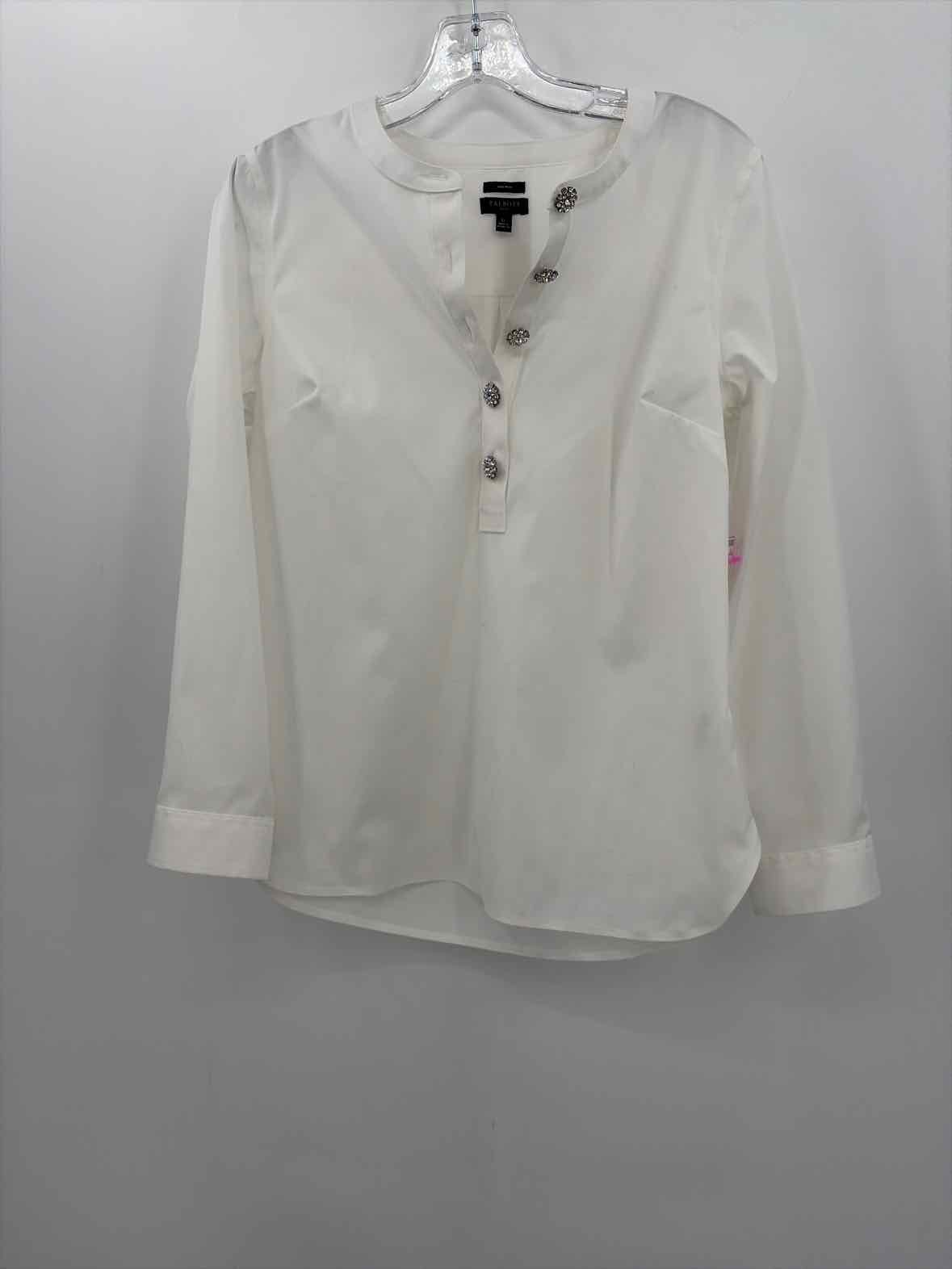 Pre-Owned Talbots White Size Small Blouse Pre-Owned Talbots White Size Small Blouse