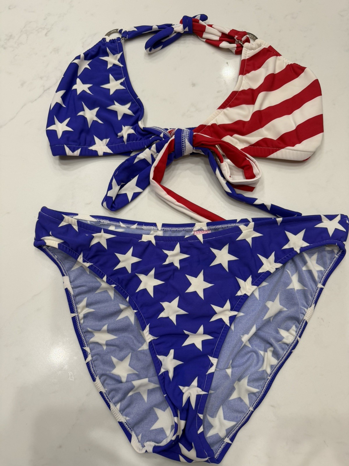 Venus Patriotic USA Flag Stars & Stripes Red blue Bikini Top DD &2x Bottoms 14 Venus Patriotic USA Flag Stars & Stripes Red blue Bikini Top DD &2x Bottoms 14