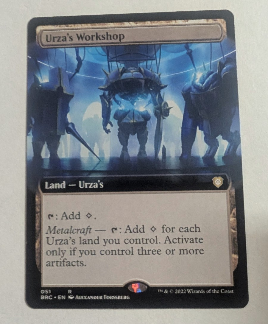 Urza\'s Workshop (Extended Art) Commander: the Brothers\' War Regular #51 WOTC 202