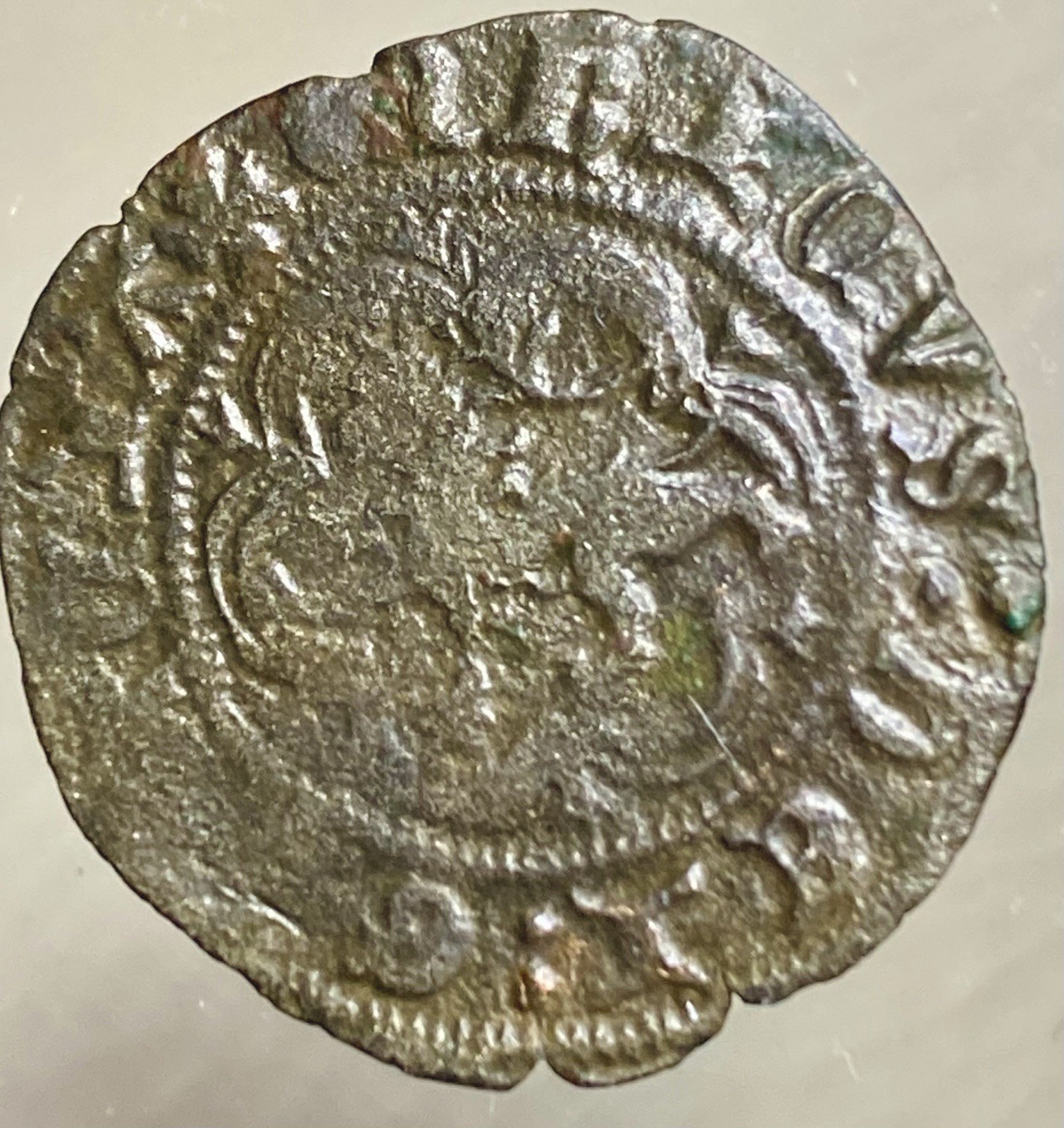 1400’s Medieval Coin 1406-1429 Kingdom Of Castile And Leon King John II Blanca