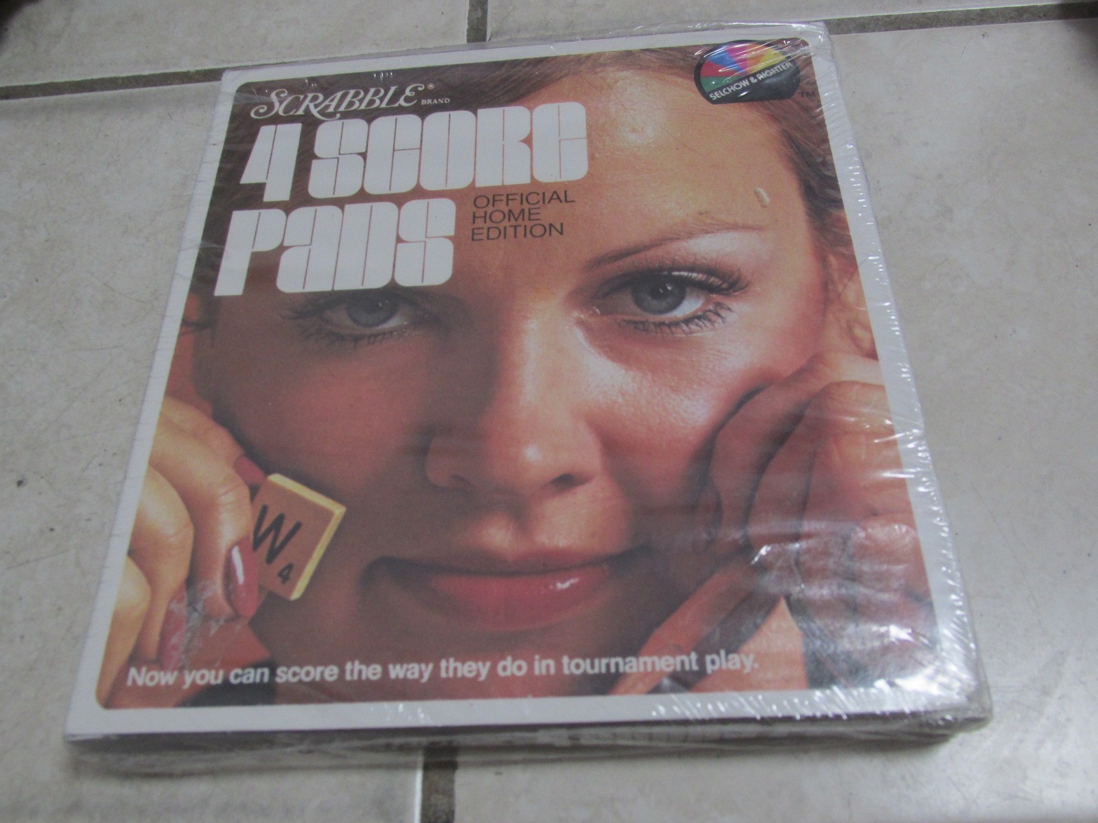 VTG 1973 Box of 4 SCRABBLE Score Pads New Sealed Box NOS Official Home Edition
