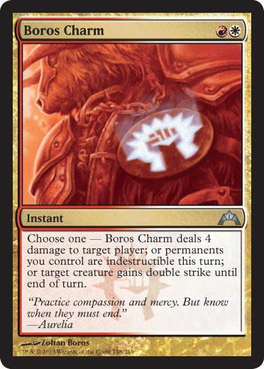 MTG Boros Charm, Gatecrash, Heavily Played, English