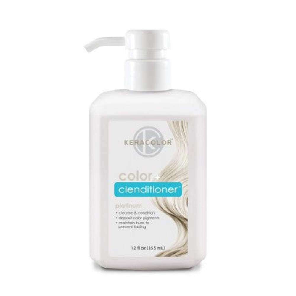 Keracolor Color + Clenditioner Temporary Hair Color Platinum 12 fl oz - Imperfec