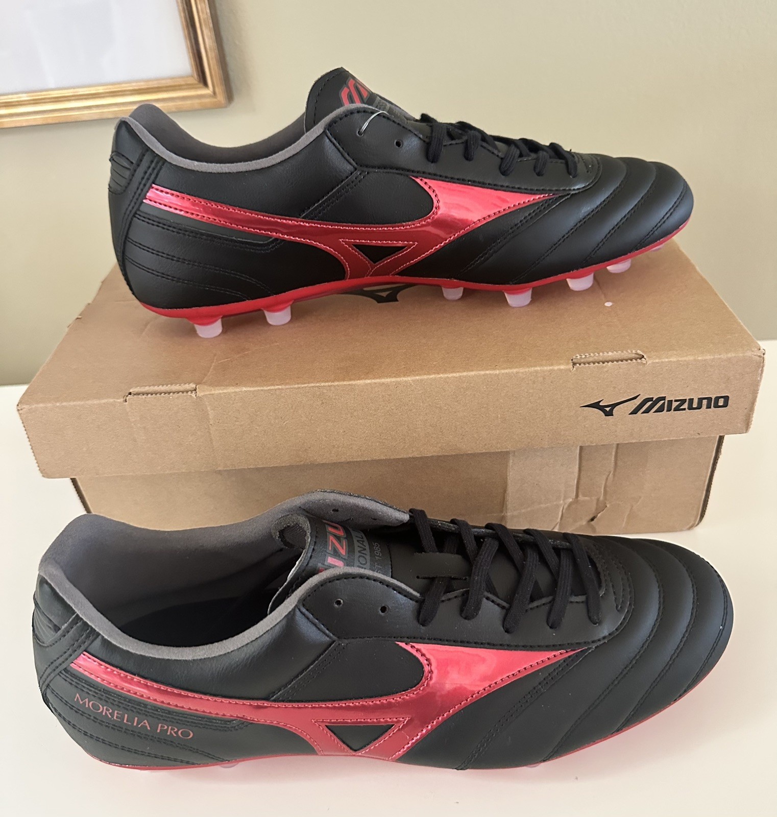 Mizuno Morelia 2 Pro AG US 10 P1GA250160 Soccer Football Cleats Mizuno Morelia 2 Pro AG US 10 P1GA250160 Soccer Football Cleats