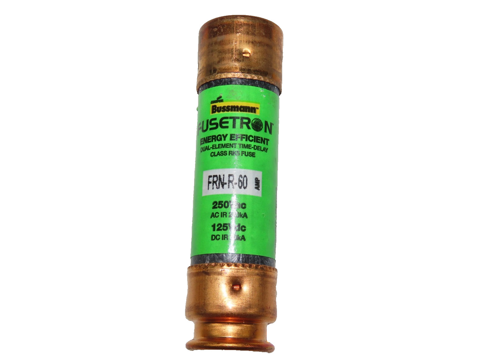 Eaton Bussmann FRN-R-60 Fusetron Class RK5 Fuses (Pack of 10) Eaton Bussmann FRN-R-60 Fusetron Class RK5 Fuses (Pack of 10)
