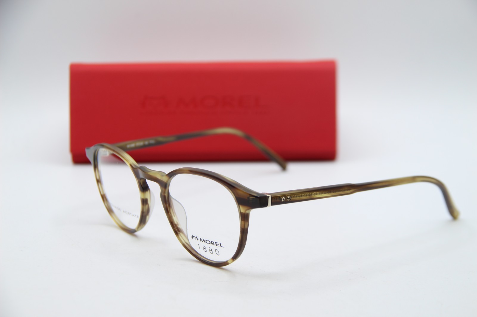 NEW MOREL 1880 60106M TT12 TORTOISE AUTHENTIC FRAMES EYEGLASSES 47-20