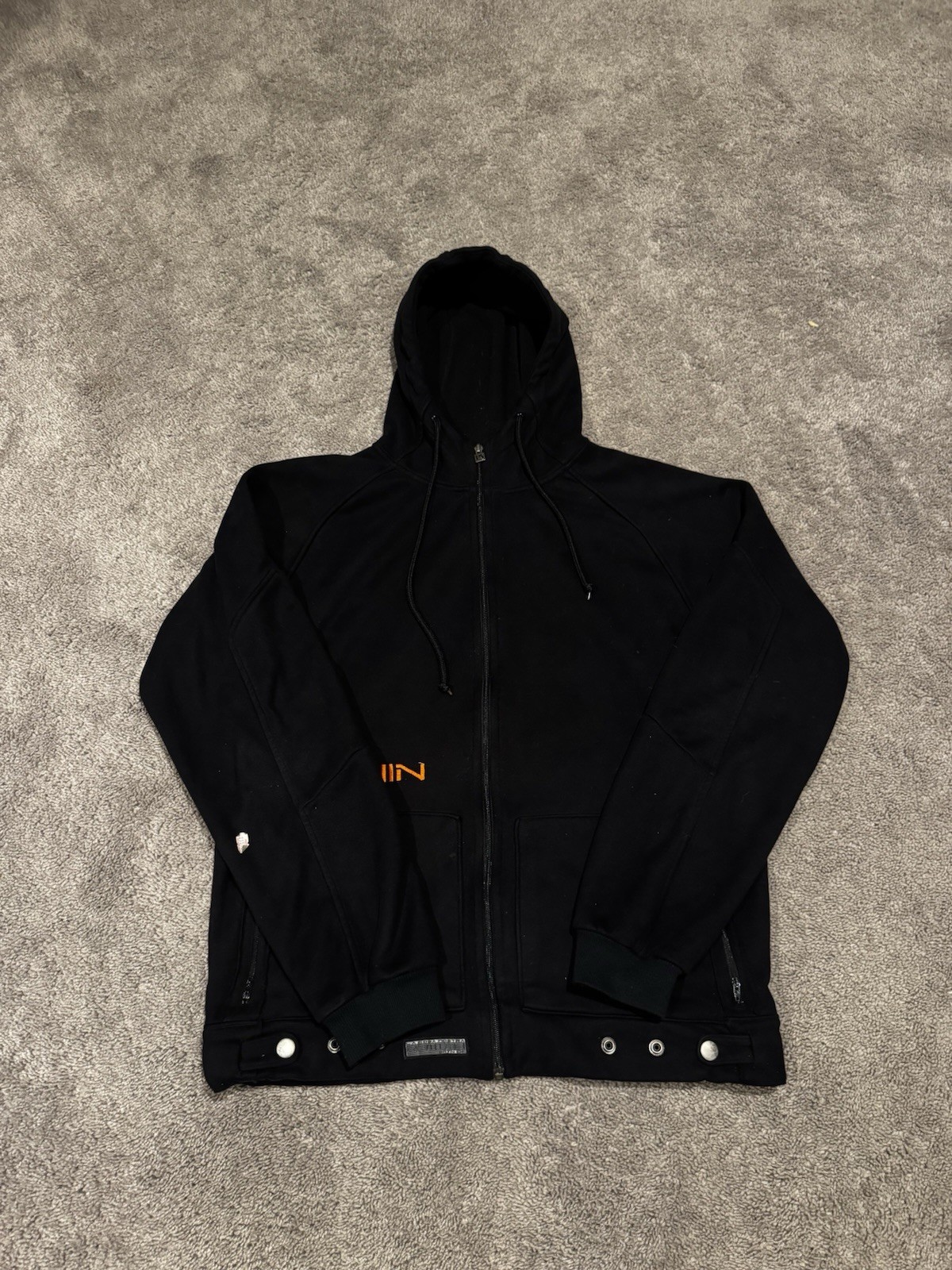 NWT Vintage 2005 Burton Ronin La Cosa Nostra Fleece Zip Jacket Hoodie Mens L NWT Vintage 2005 Burton Ronin La Cosa Nostra Fleece Zip Jacket Hoodie Mens L