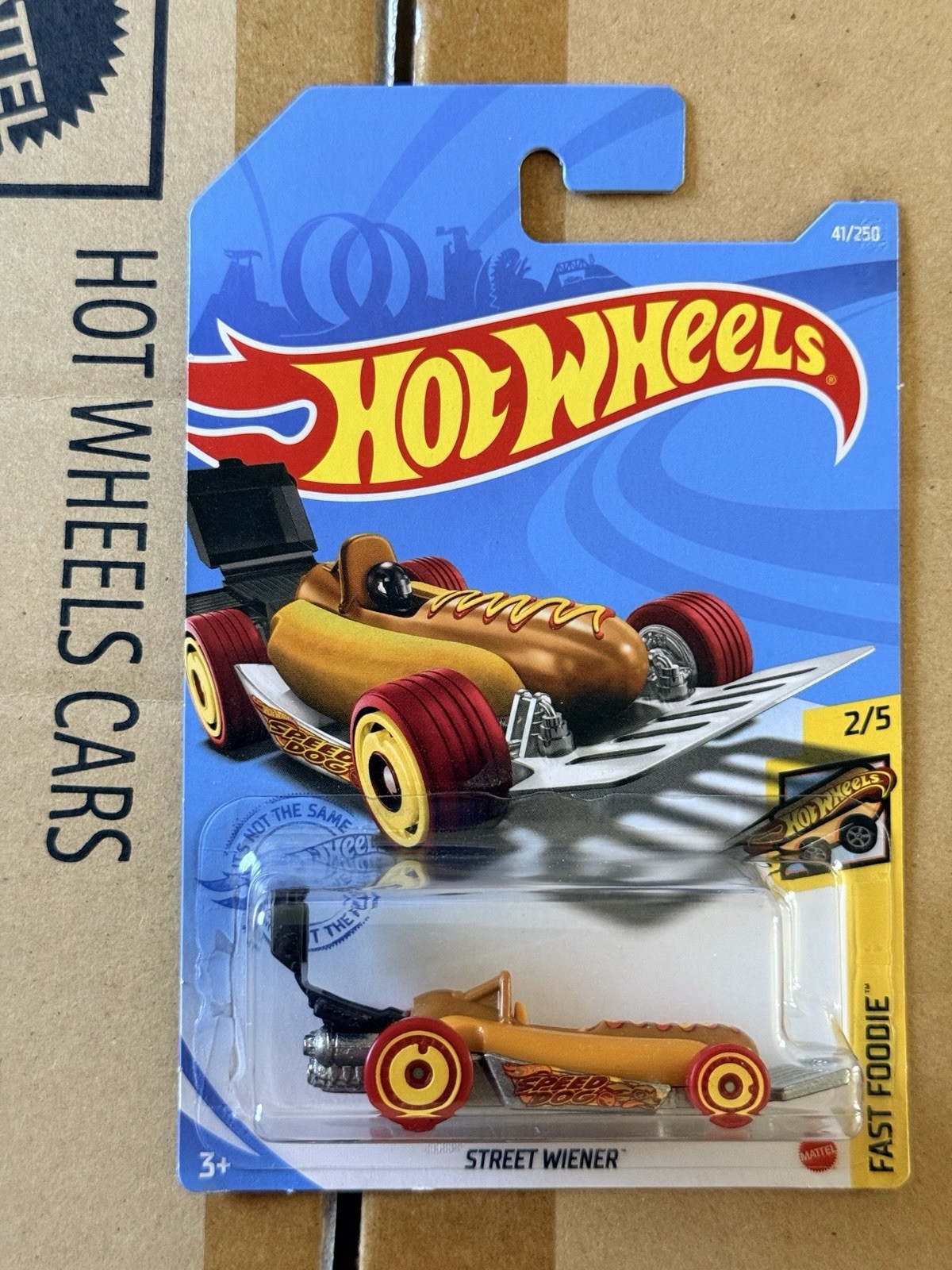 2021 Hot Wheels Treasure Hunt Street Wiener 41/250 Fast Foodie