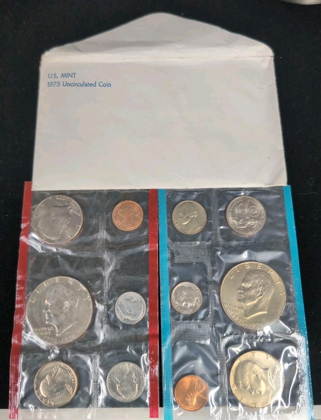 1975 Uncirculated Coin Set U.S Mint Original Government Packaging OGP