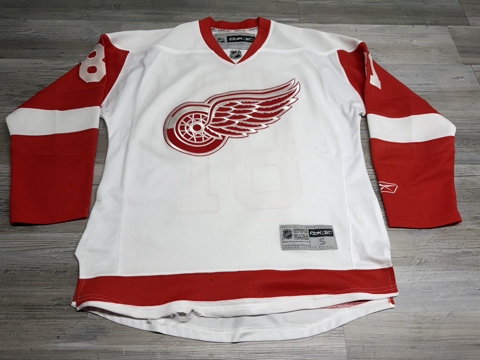 Marian Hossa Detroit Red Wings Reebok Jersey #81 Stitched Size S NHL Hossa