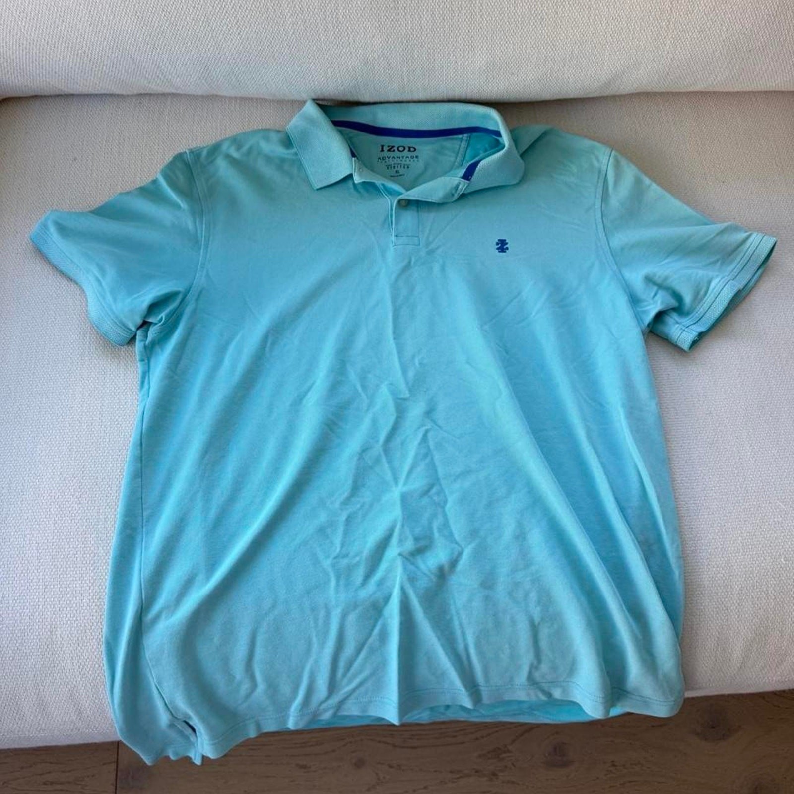 Izod advantage performance aqua blue Izod advantage performance aqua blue
