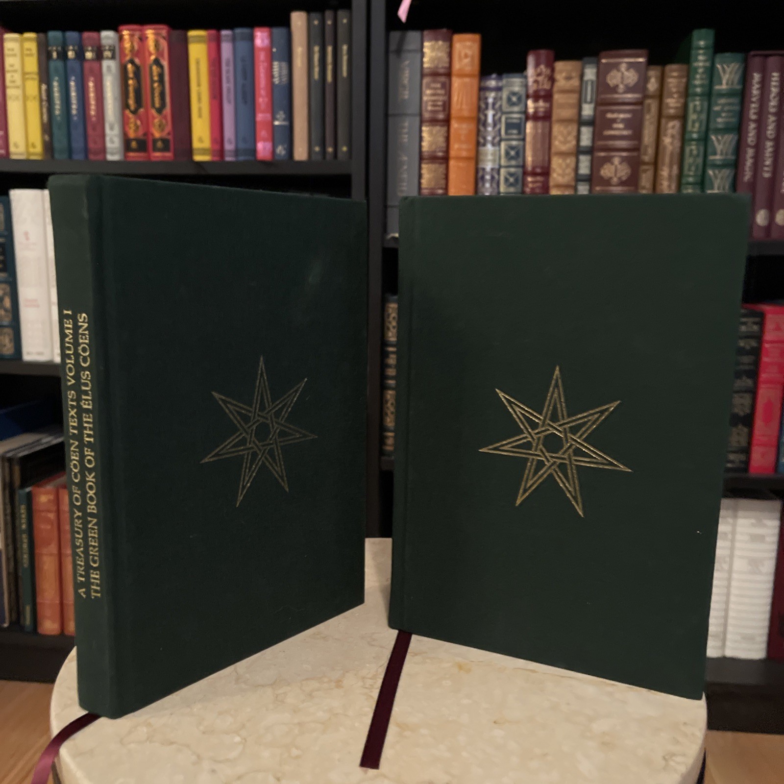 A TREASURY OF COËN TEXTS IN TWO VOLUMES  (Martinism) Occult Lot of two books