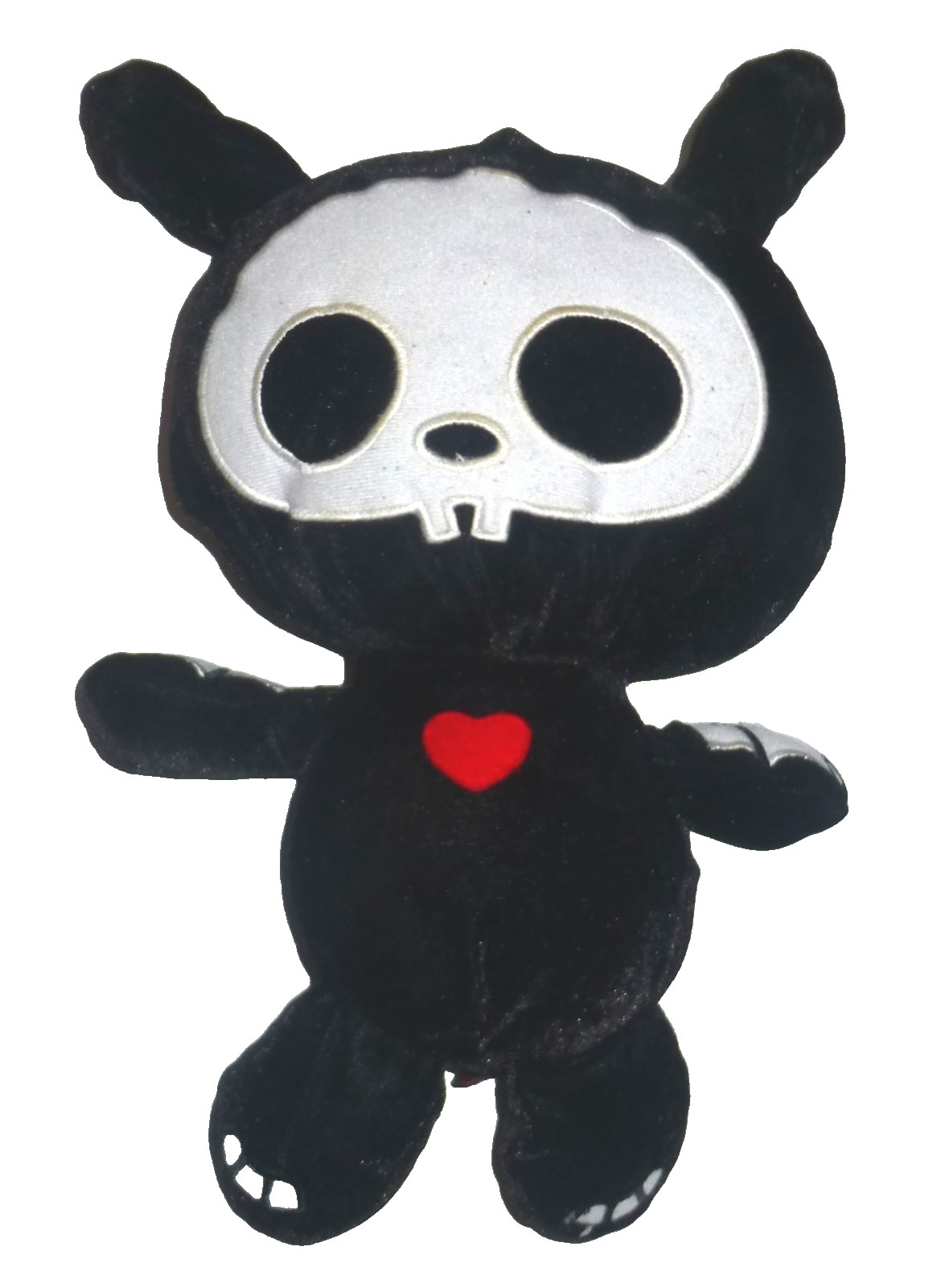 Skelanimals Fiesta Black Jack Rabbit with Red Heart 13\
