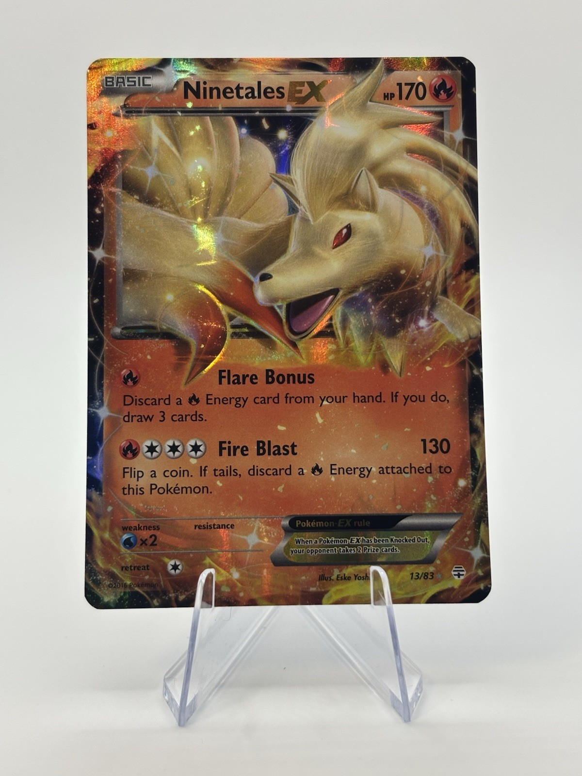 Ninetales EX 13/83 Pokemon Generations LP