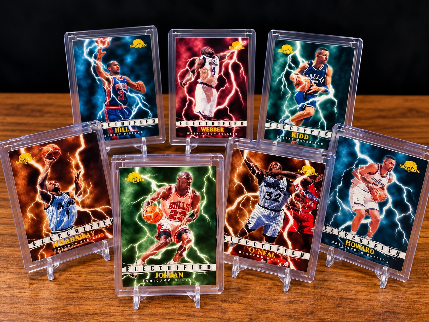 1995-96 SkyBox Premium ⚡ELECTRIFIED Complete 22 Card Set🔥 Michael Jordan  🏀BSC