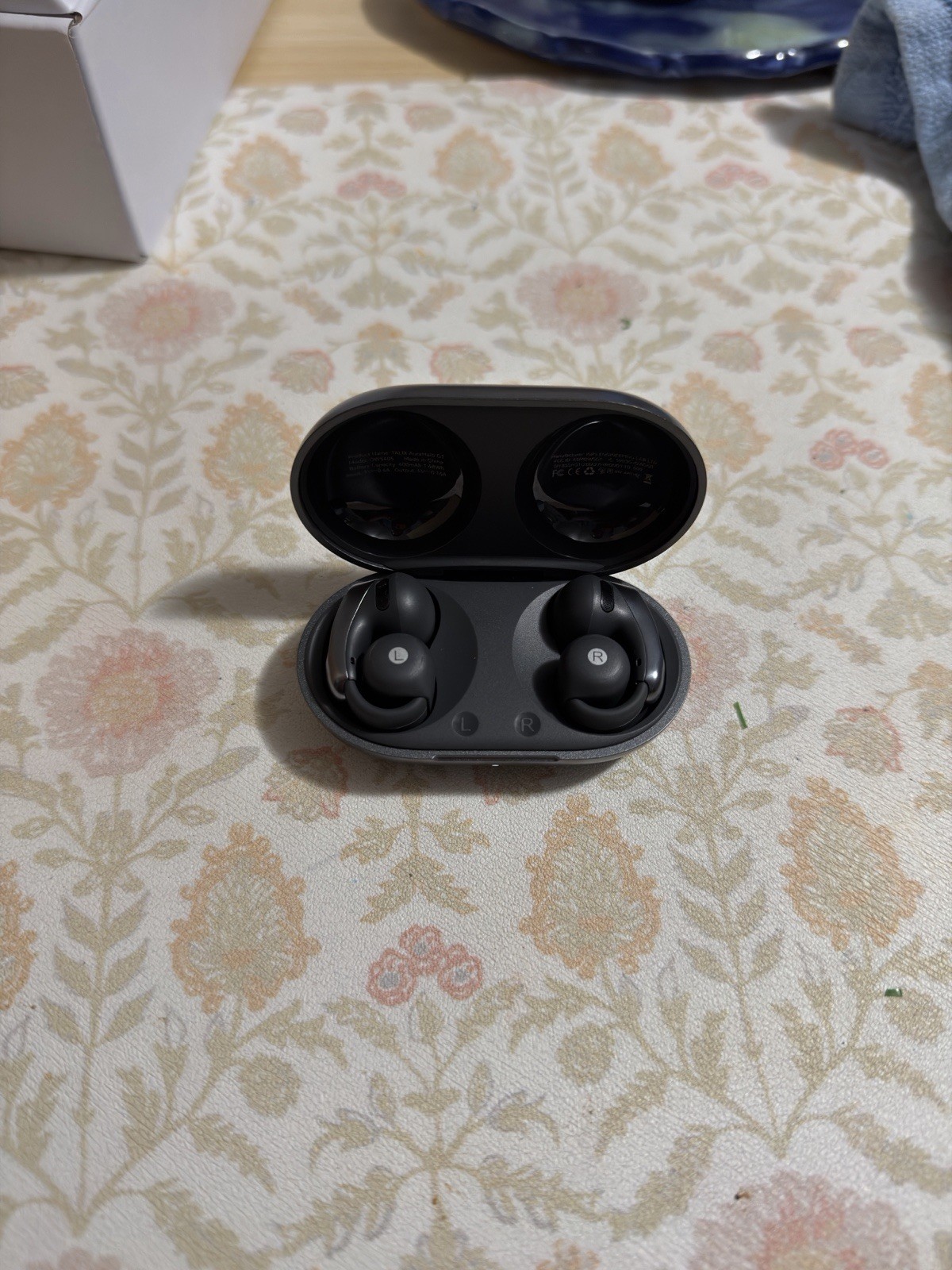 Open Ear Earbuds Wireless Bluetooth 5.3 13.4mm Drivers Black TALIX G1 AuraHalo