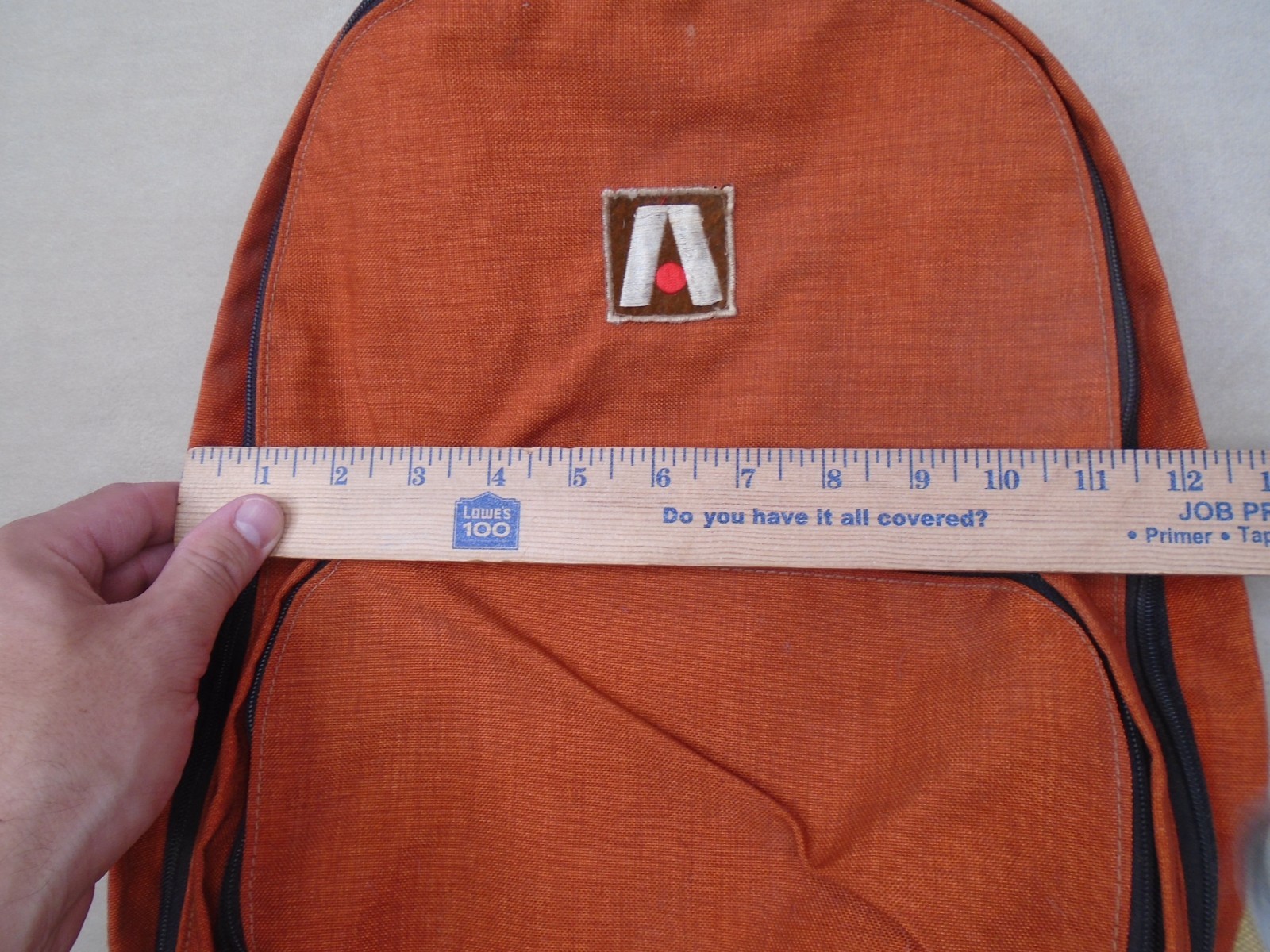 Vtg 70s Academy Broadway Blaze Orange Outdoor Hiking Backpack New USA Nylon Vtg 70s Academy Broadway Blaze Orange Outdoor Hiking Backpack New USA Nylon
