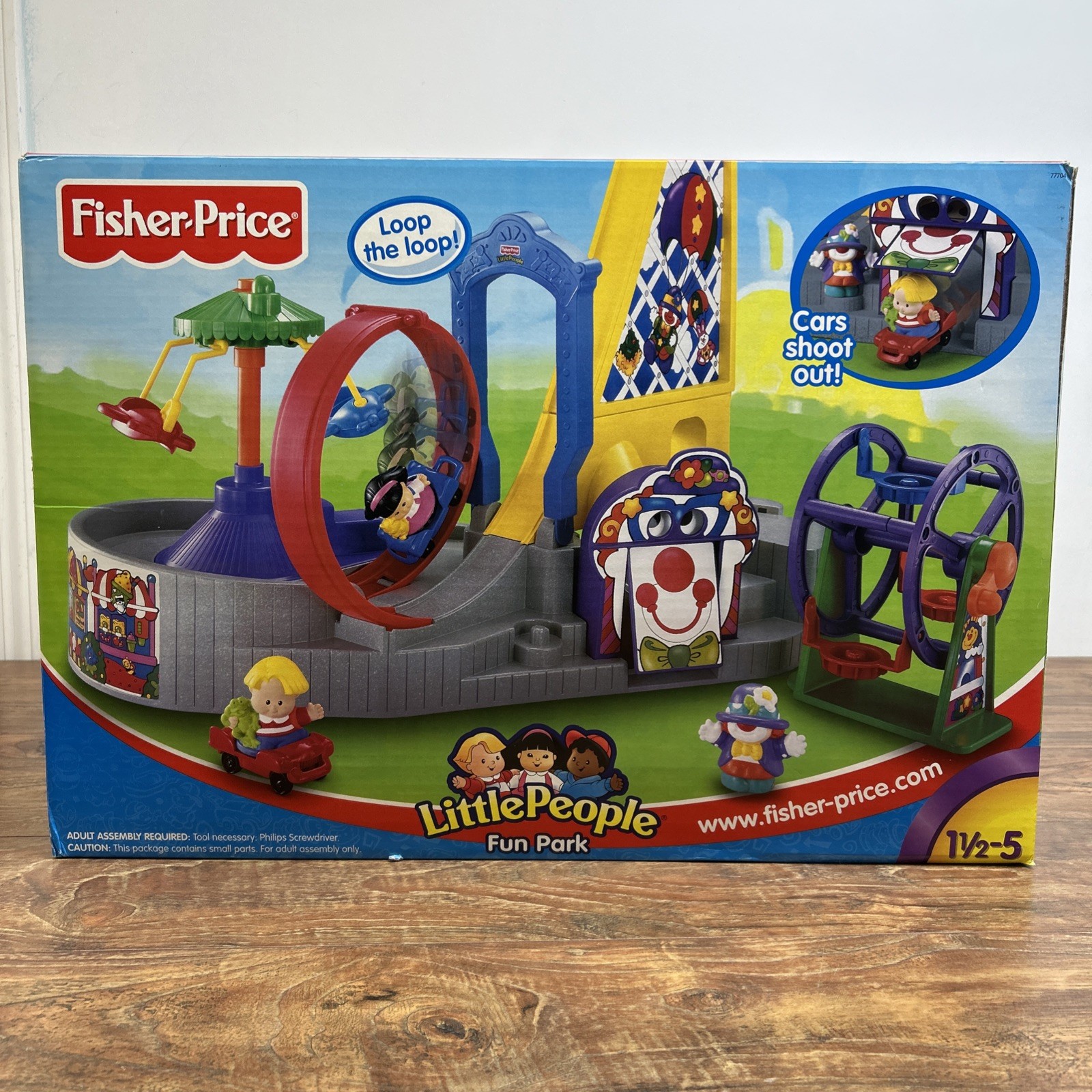 2002 Vintage Fisher Price Little People Fun Park w/Loop the Loop Coaster NEW 2002 Vintage Fisher Price Little People Fun Park w/Loop the Loop Coaster NEW