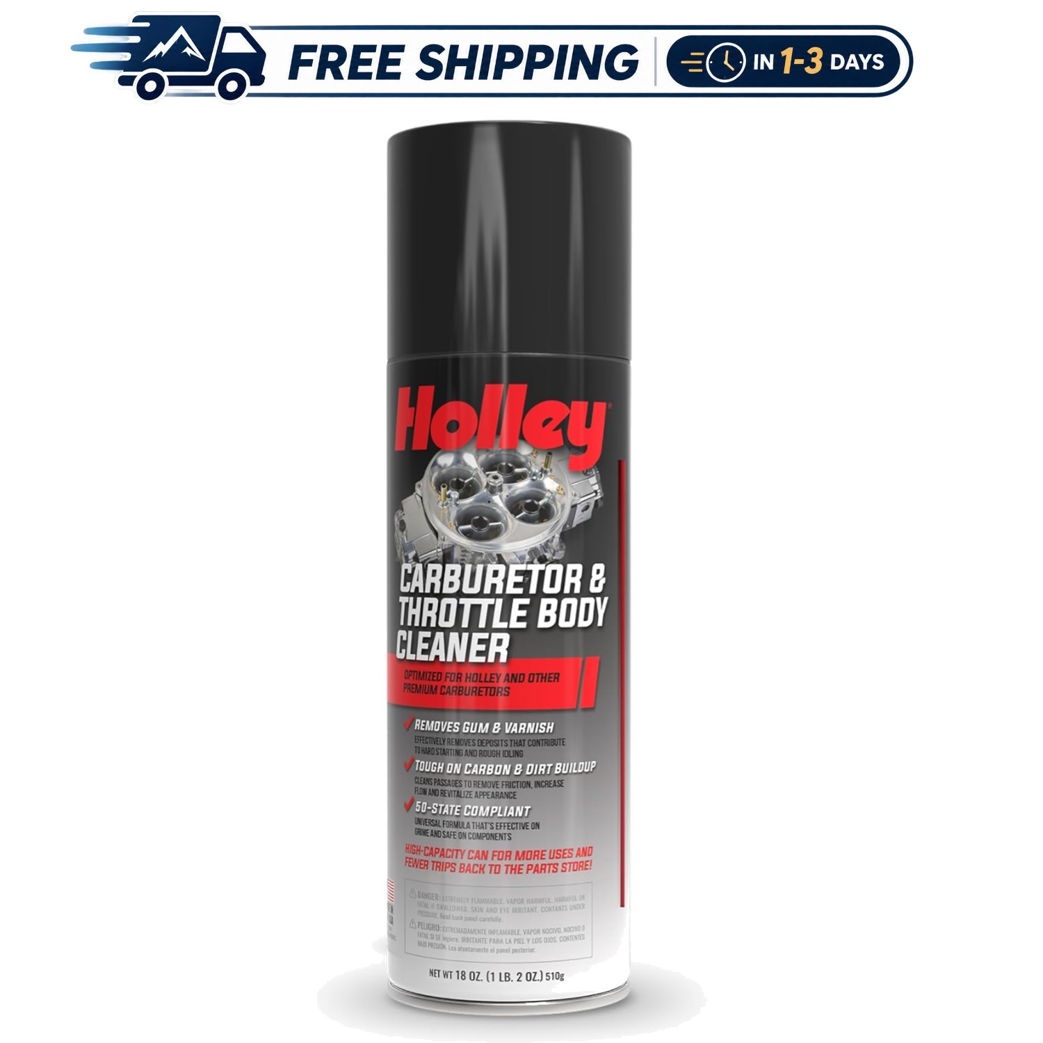 Carburetor & Throttle Body Cleaner Spray 18 oz - Ultimate Dirt and Gum Remover