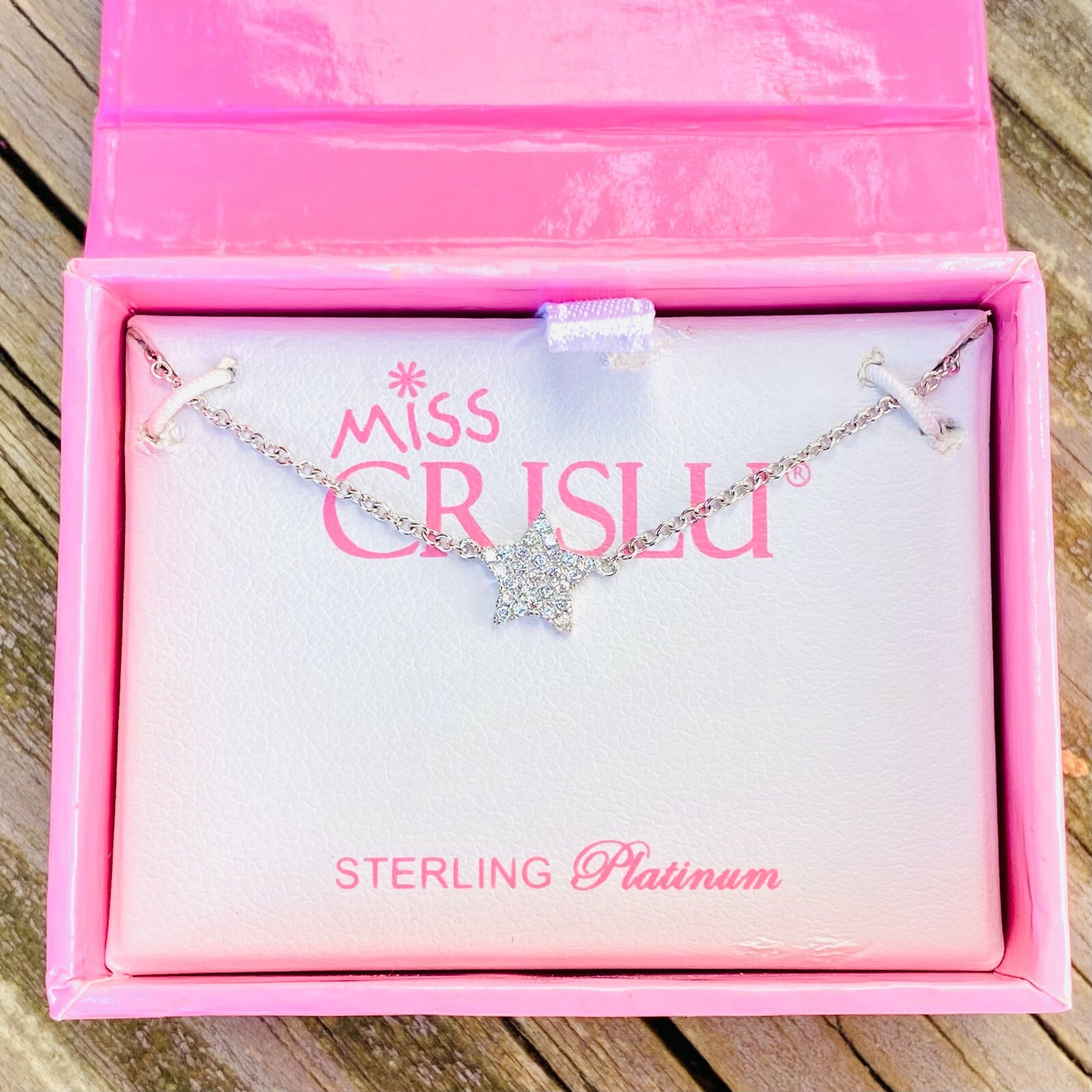 Miss Crislu Girls\' CZ Star Bracelet