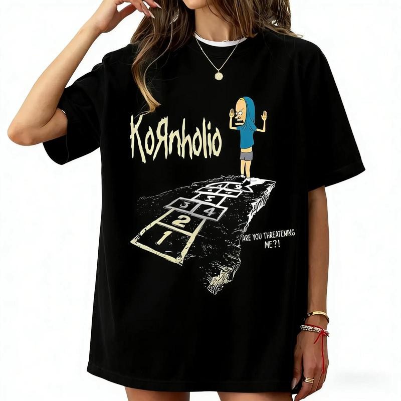 Vintage Kornholio 90s Cartoon Unisex Retro Graphic T-shirt Vintage Kornholio 90s Cartoon Unisex Retro Graphic T-shirt
