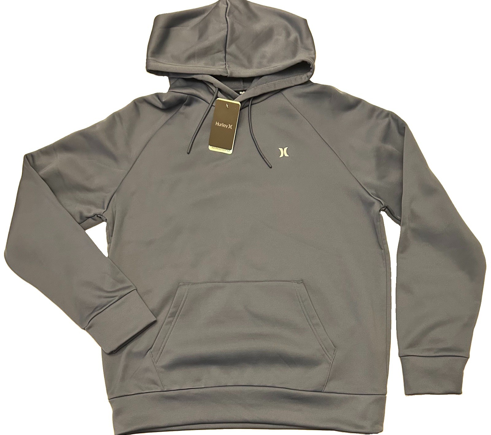 NWT Hurley Exist Icon Logo Pullover Hoodie Large Diffused Blue NWT Hurley Exist Icon Logo Pullover Hoodie Large Diffused Blue