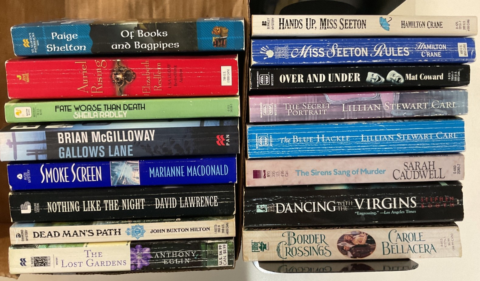 British Mysteries PB Lot of 16 Sarah Caudwell Elizabeth Redfern Hamilton Crane
