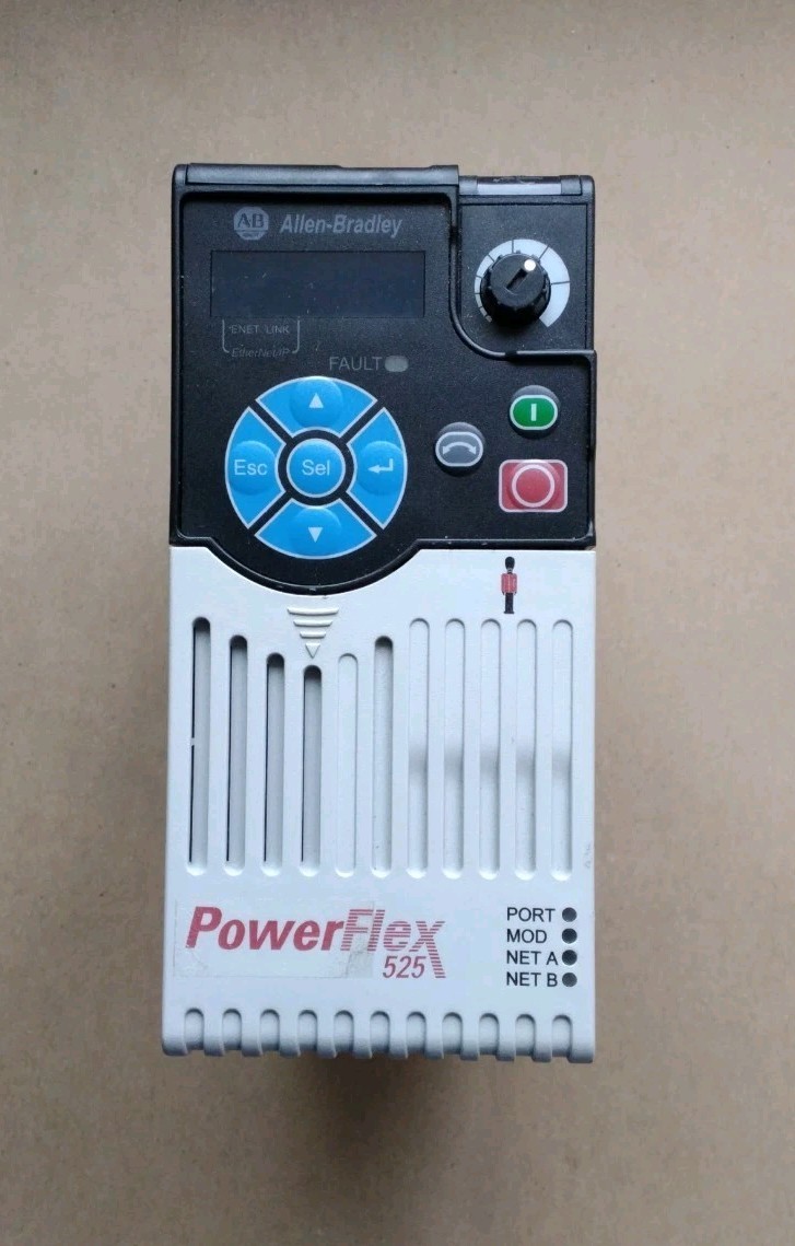 AB PowerFlex 525, Cat No. 25B-D6P0N104, Series A, Good Used Condition 3 Hp AB PowerFlex 525, Cat No. 25B-D6P0N104, Series A, Good Used Condition 3 Hp