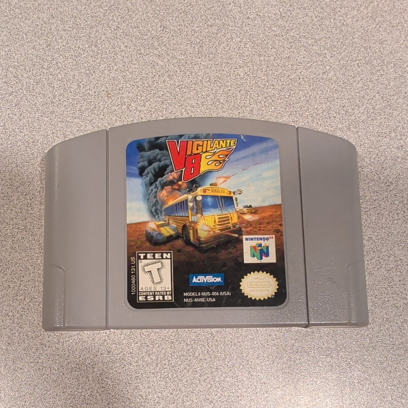 Vigilante 8 (Nintendo 64, 1999) N64 Authentic Cartridge Only 