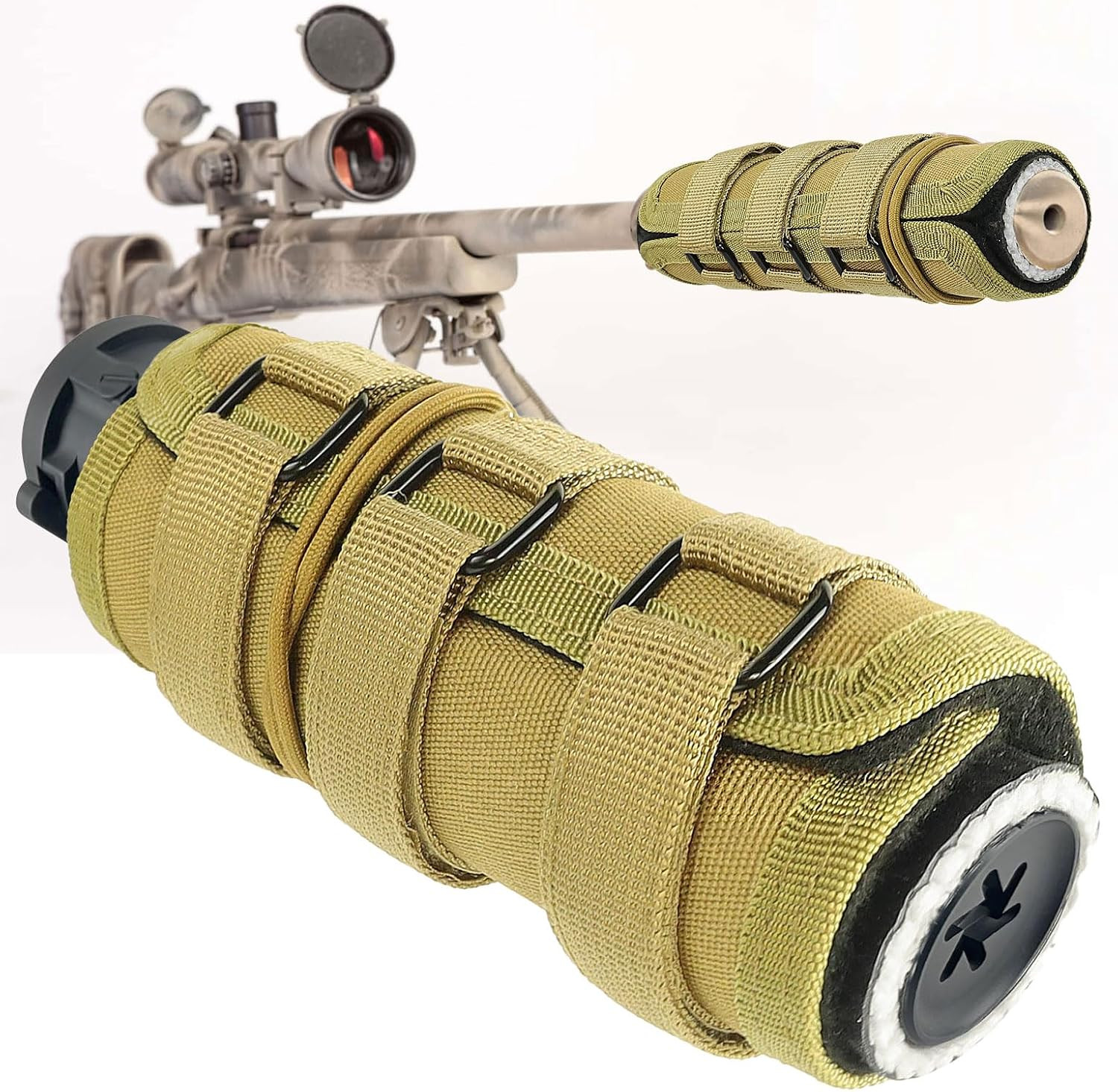 Suppressor Cover Wrap for Silencerco, High Heat 2400°F Silencer Wrap