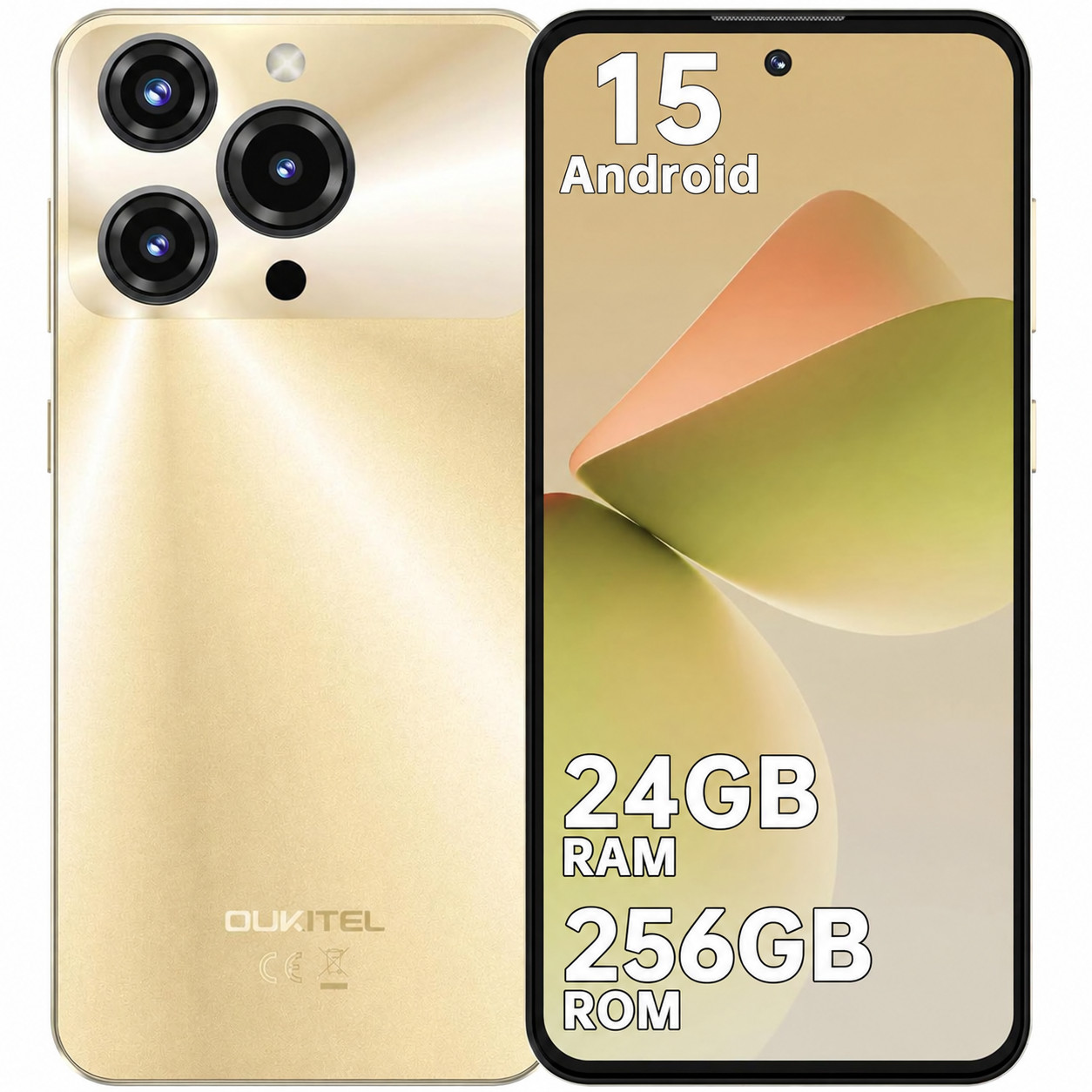 2026 OUKITEL C69 Smartphone 7.2 in 24GB+256GB 6000mAh 64MP Android 15 NFC GPS