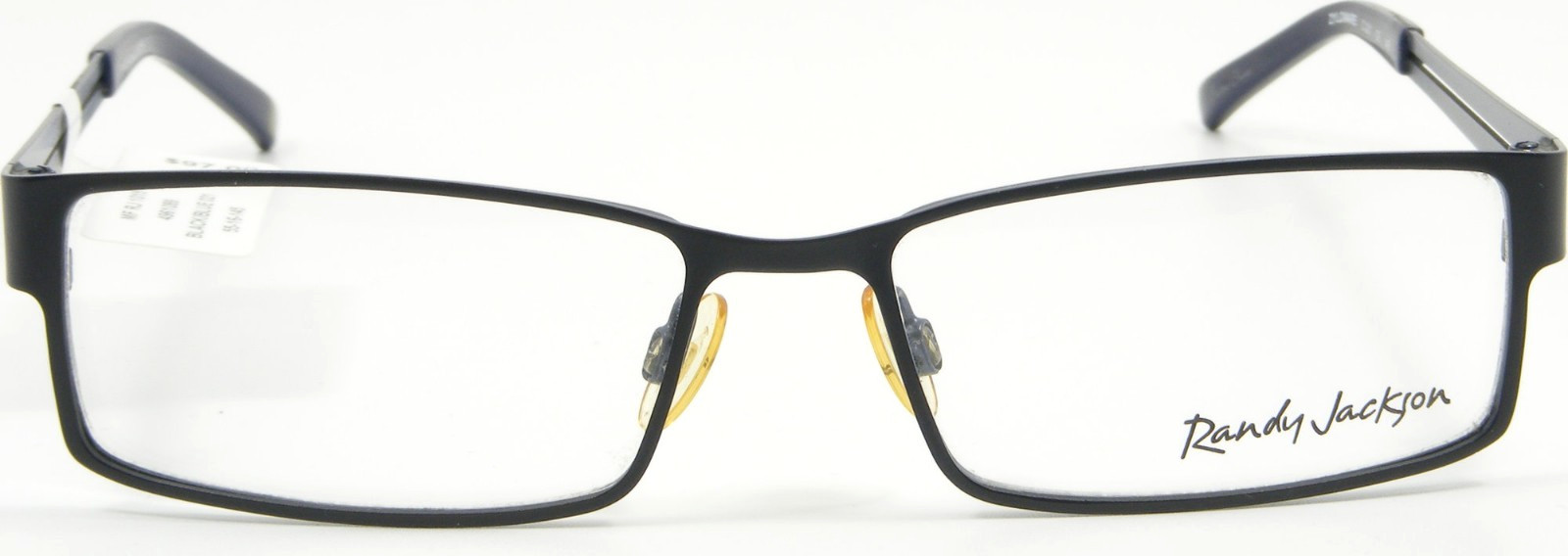 Randy Jackson RJ 1015 Black / Blue Metal Eyeglasses Glasses Frame 55-16-145 NEW
