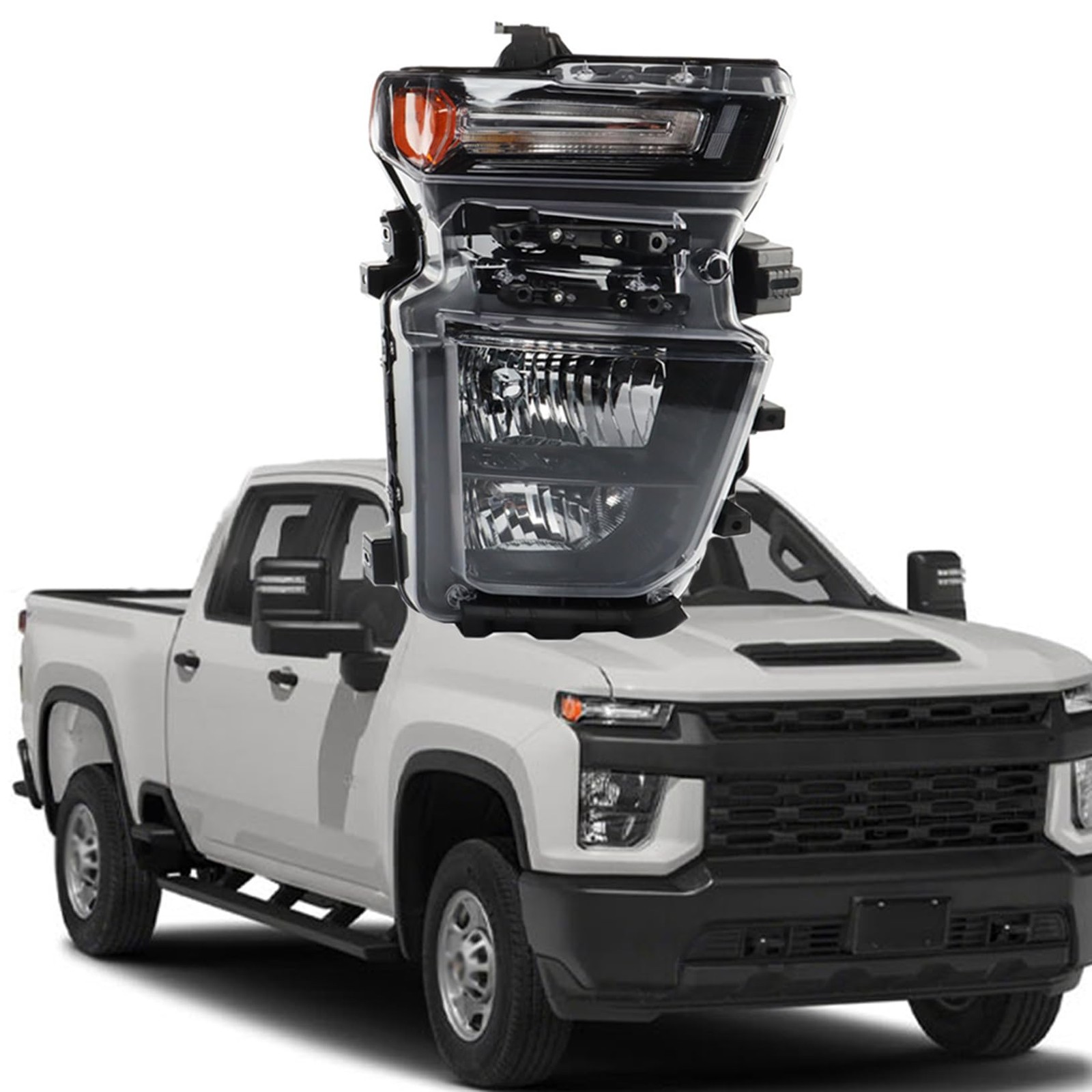 Headlight Assembly Replacement for Silverado 2500HD Right RH