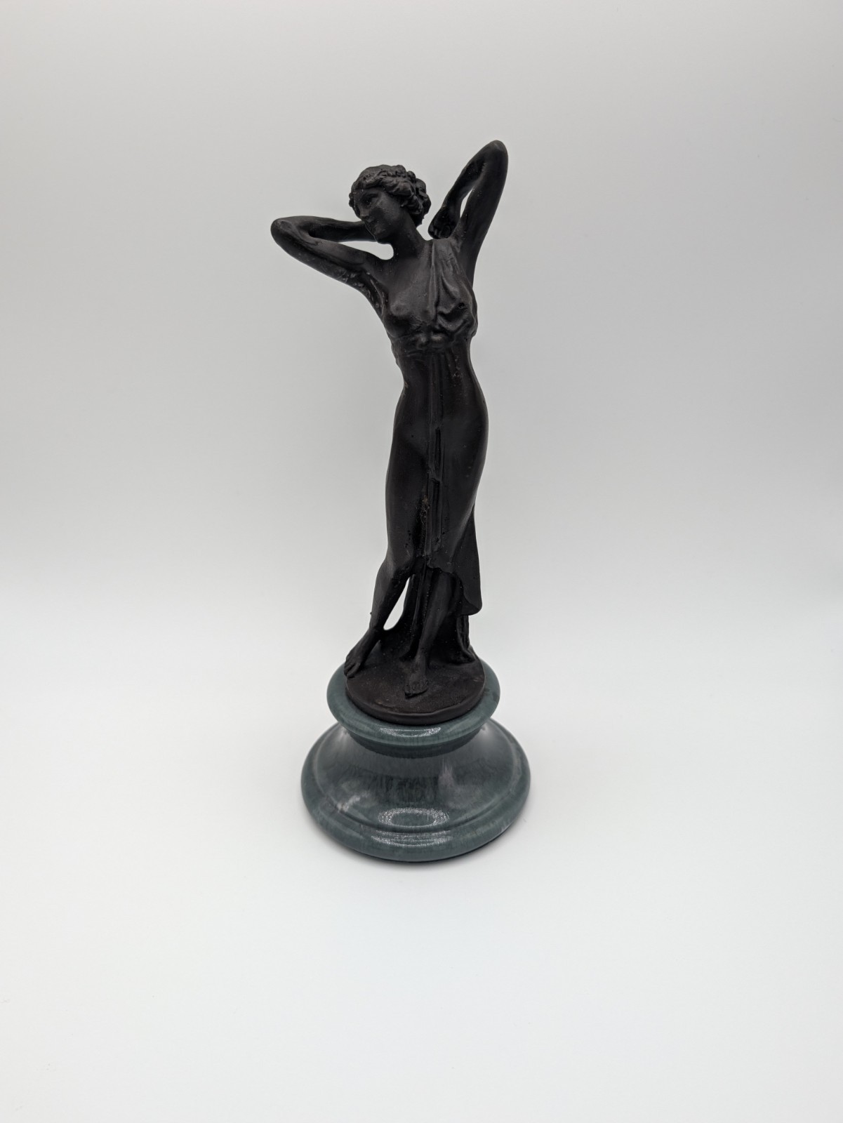 Art Nouveau Auguste Moreau Water Bearer Woman Vase Bronze Figure Sculpture