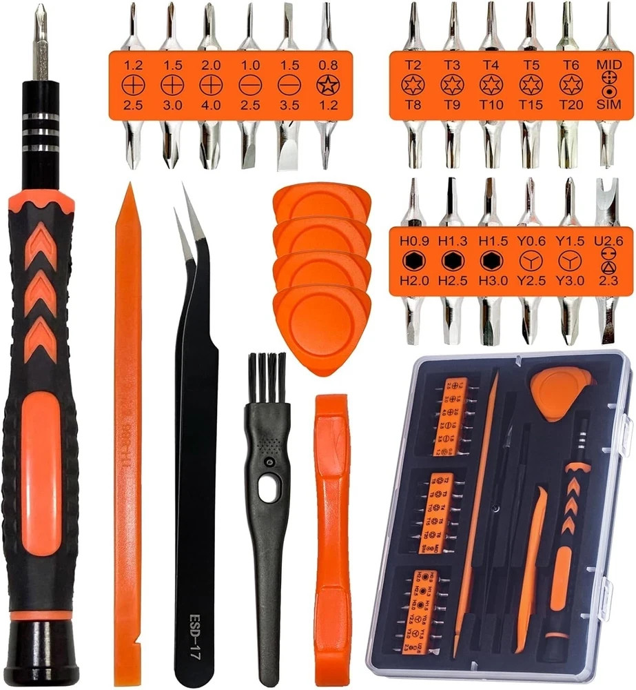 45PC Cleaning Repair Tool Set Screwdriver Kit For PS5  Xbox Controller Console