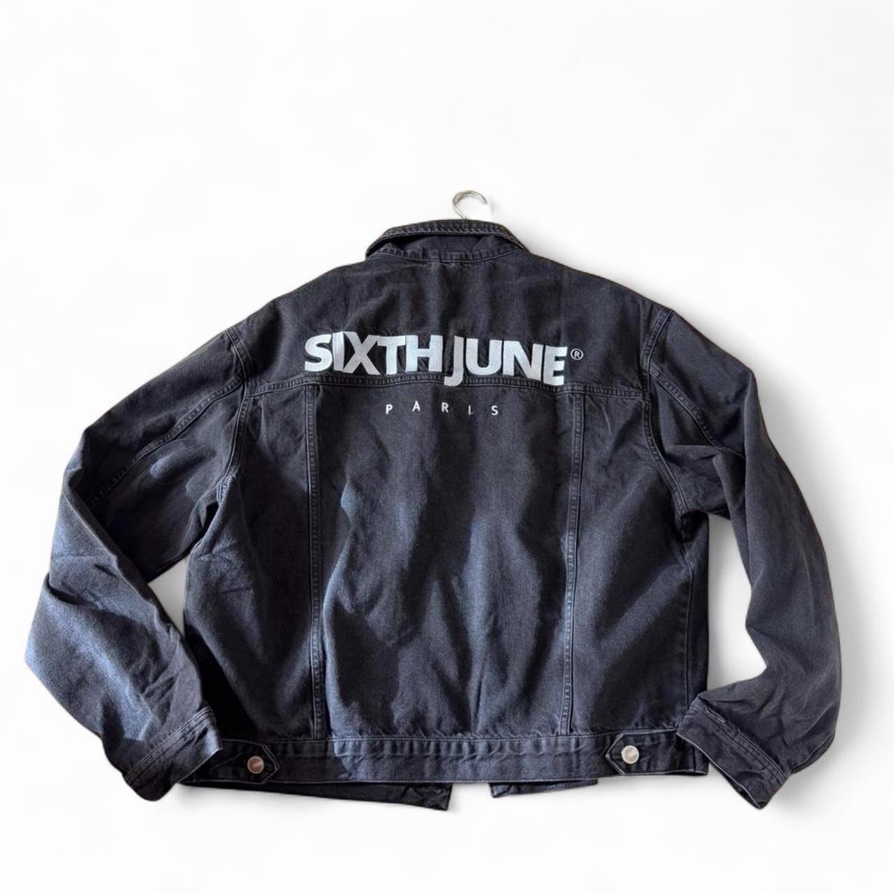 Sixth June France designer black denim jacket Size L. Amazing quality. Brand new Sixth June France designer black denim jacket Size L. Amazing quality. Brand new