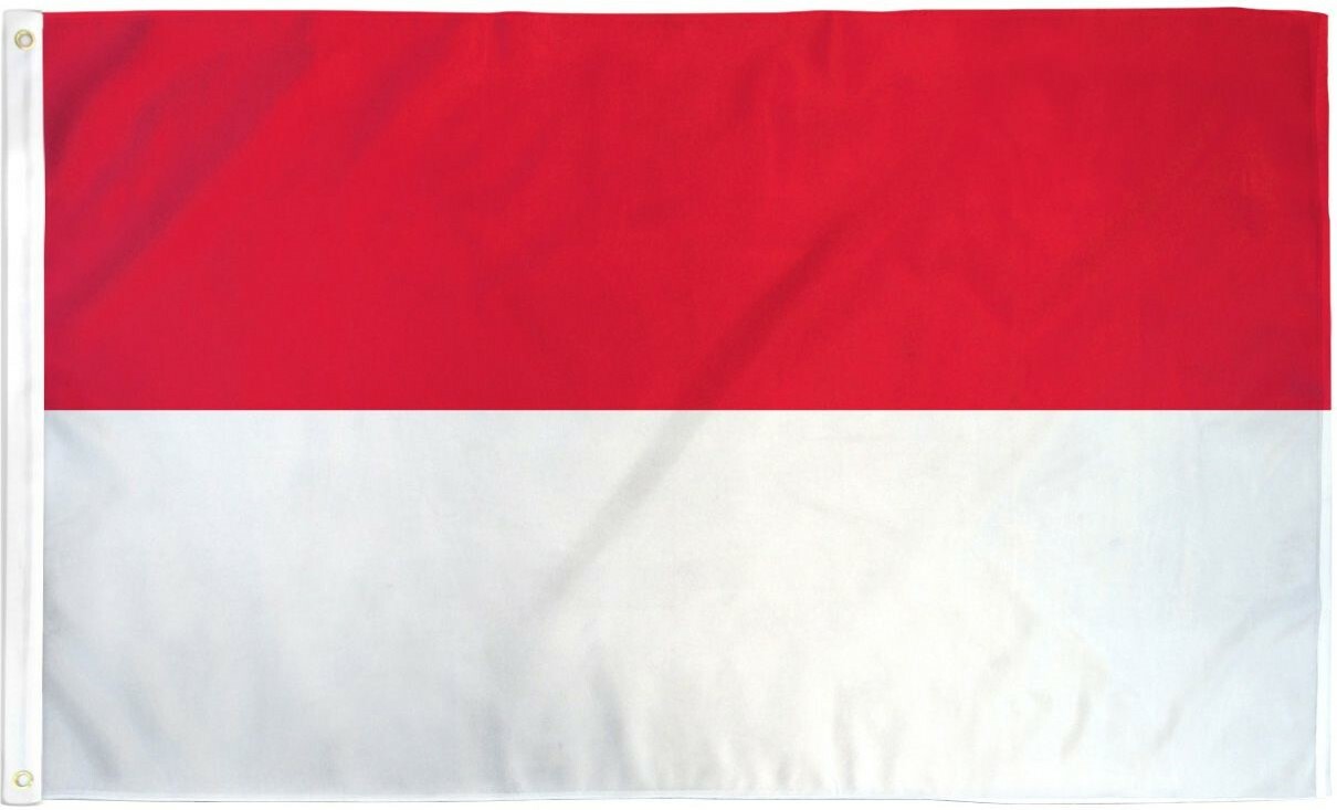 Monaco Flag 3x5ft Flag of Monaco Monegasques Flag 3x5 House Flag