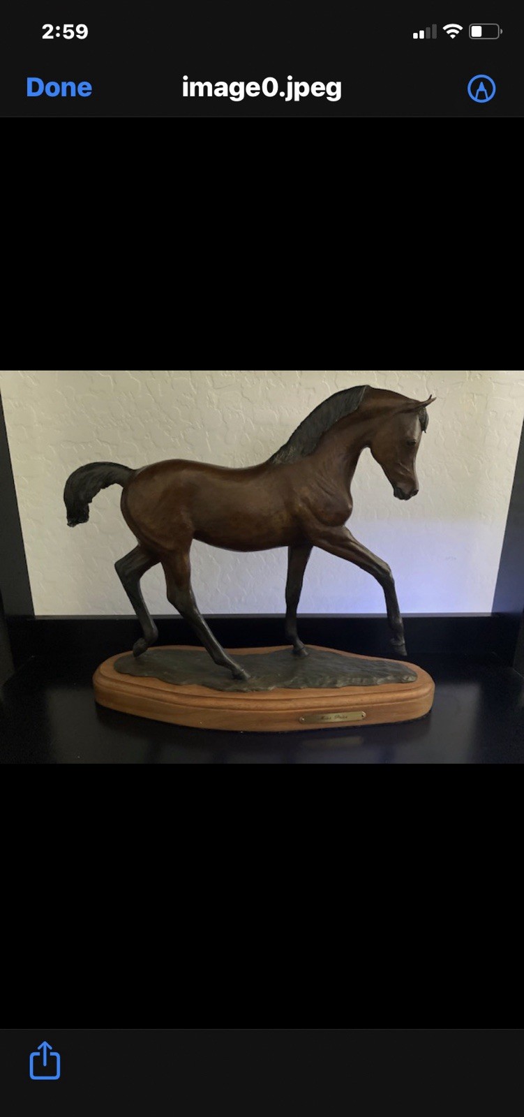 Arabian Horse Hot Cast Bronze Arabian Horse Hot Cast Bronze