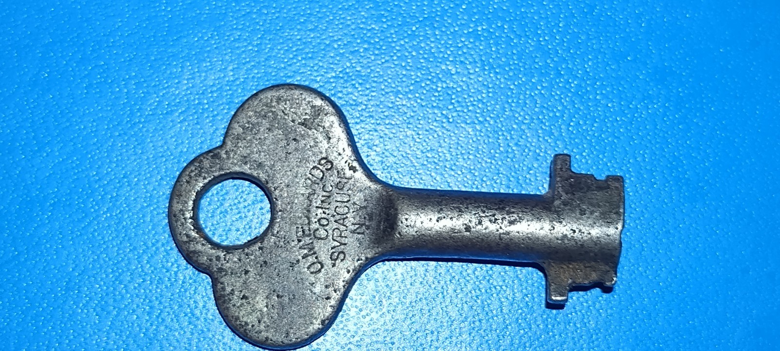 Antique O. M. Edwards Syracuse, N.Y. Lock Key Anglesd End Unique Antique O. M. Edwards Syracuse, N.Y. Lock Key Anglesd End Unique