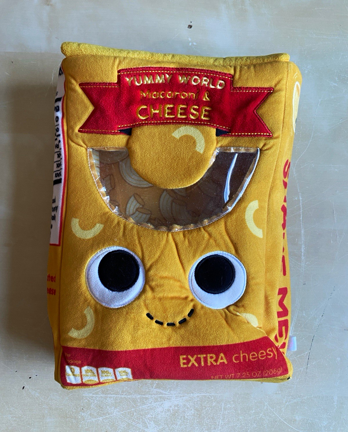 Yummy World Macaroni & Cheese Plush – With Mac Pieces