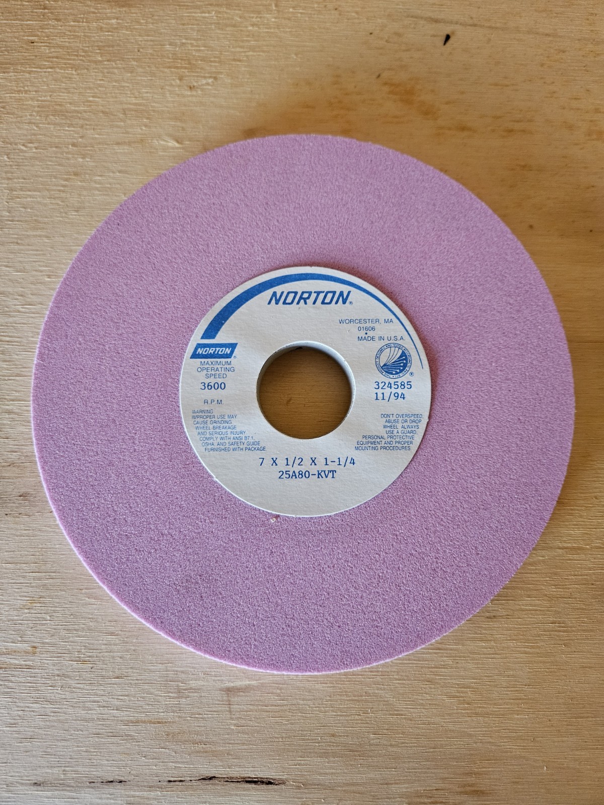 Norton 25A80-KVT Norton 25A80-KVT