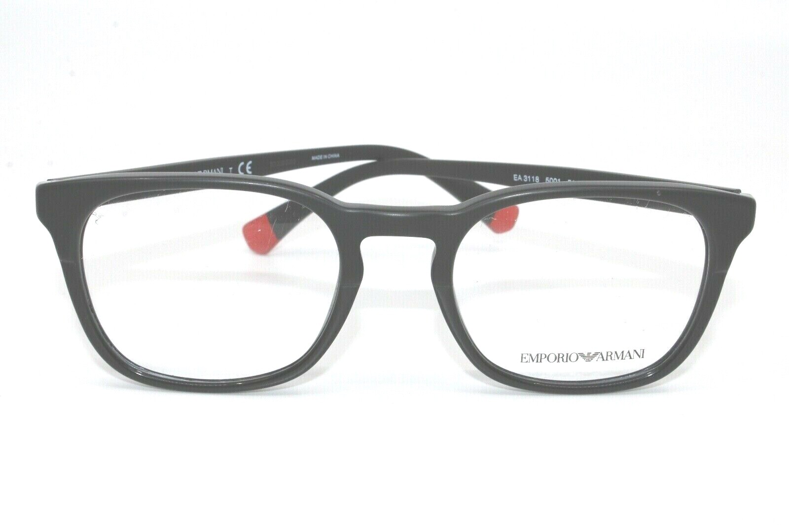 Emporio Armani EA3118 5001 BLACK  Eyeglasses New Authentic 51