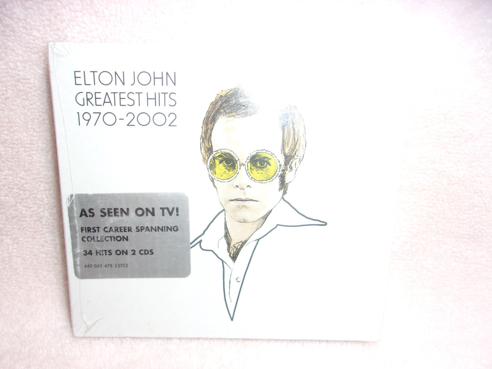 Elton John Greatest Hits 1970-2002 As Seen on TV 34 Hits 2 CD Set -- NEW SEALED