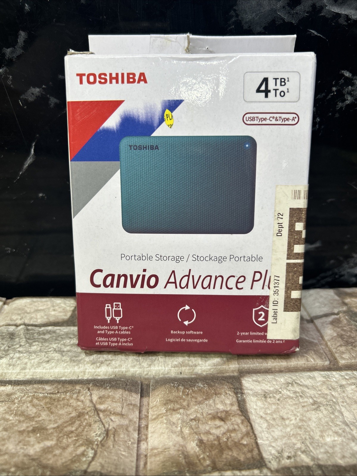 Toshiba 4TB Canvio Advance Portable External USB3 Hard Drive green HDTCA40XGCCA Toshiba 4TB Canvio Advance Portable External USB3 Hard Drive green HDTCA40XGCCA