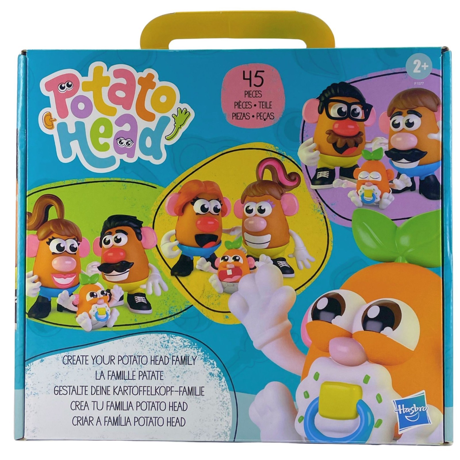 Mr. Potato Head Family 45 Pieces Playset New