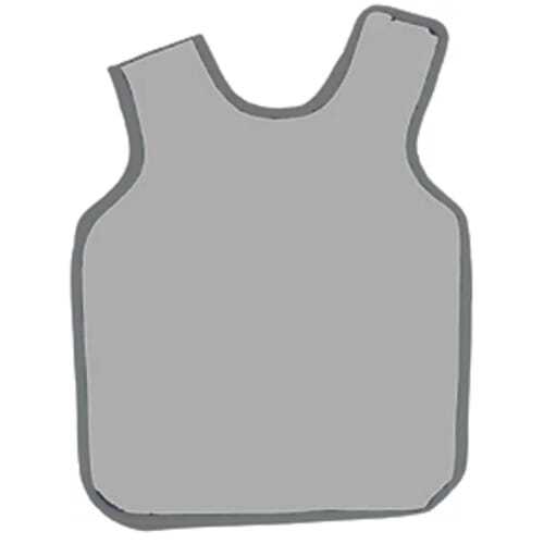 Palmero Adult Dual X-Ray Apron, Grey Vinyl, 22 1/2\
