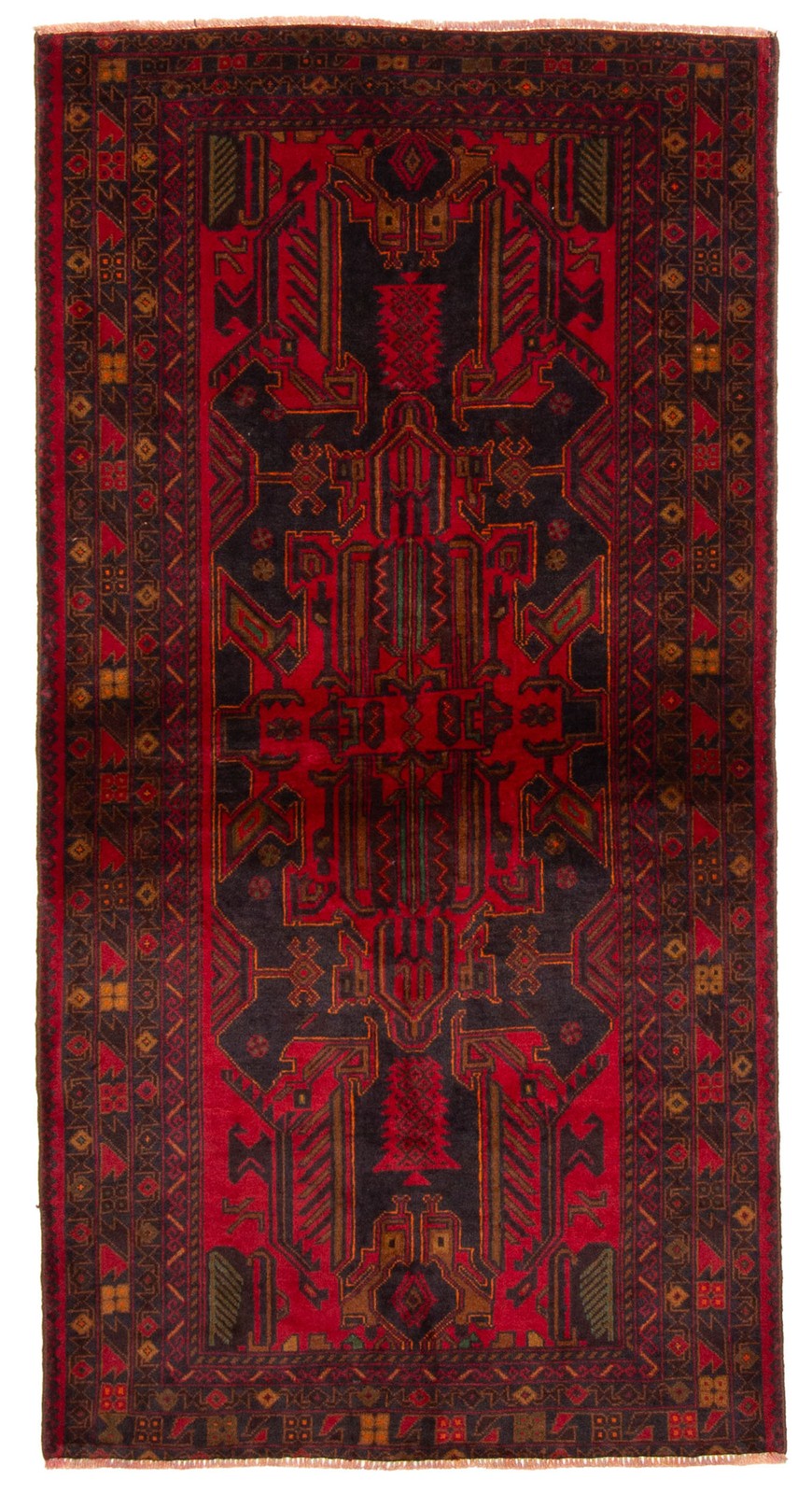 Traditional Vintage Hand-Knotted Area Rug 3\'5\