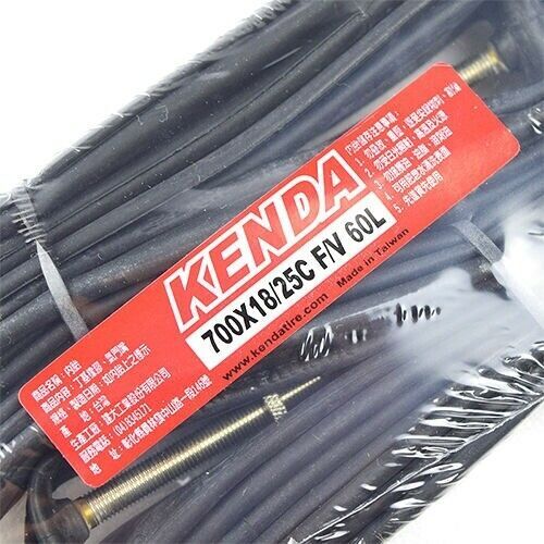 KENDA 700x18-25C 60(L) Presta/French Valve Inner Tubes For Road Bike x 2pcs KENDA 700x18-25C 60(L) Presta/French Valve Inner Tubes For Road Bike x 2pcs
