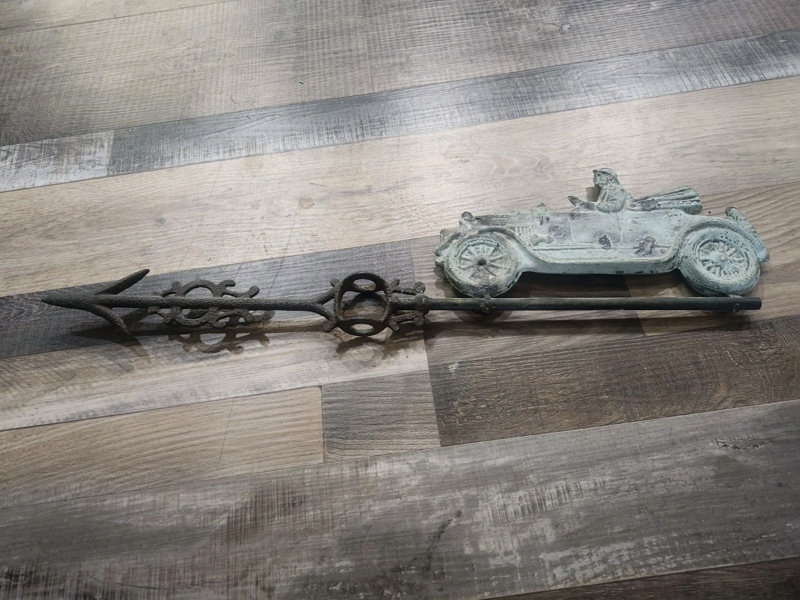 Early 20th Century Hollow Body  Car Antique Weathervane