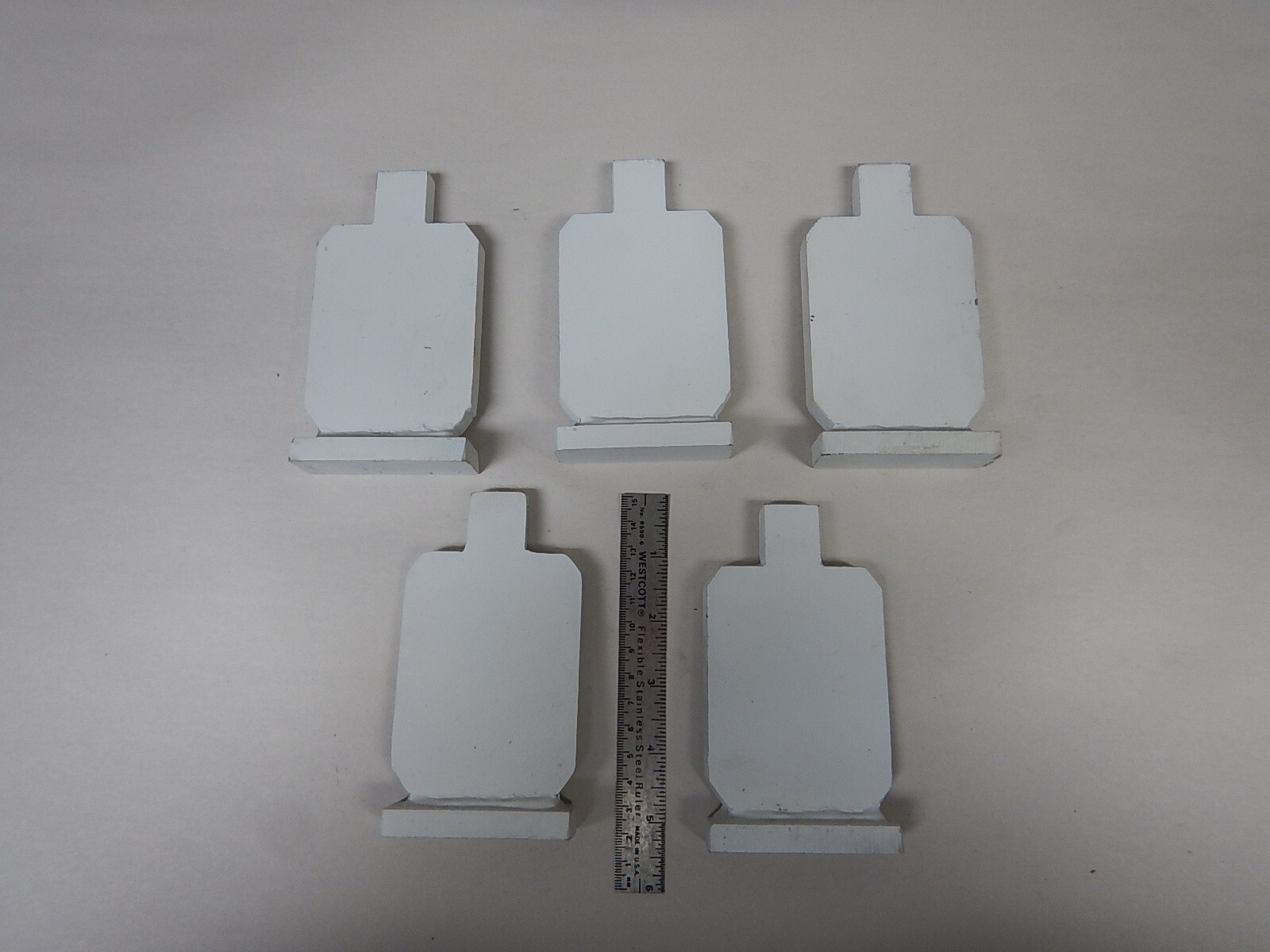 IPSC / IDPA Silhouette Targets - 5 Pieces - 3/8\